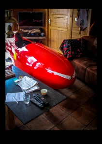 velomobile in our living room